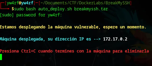 Yw4rf DockerLabs